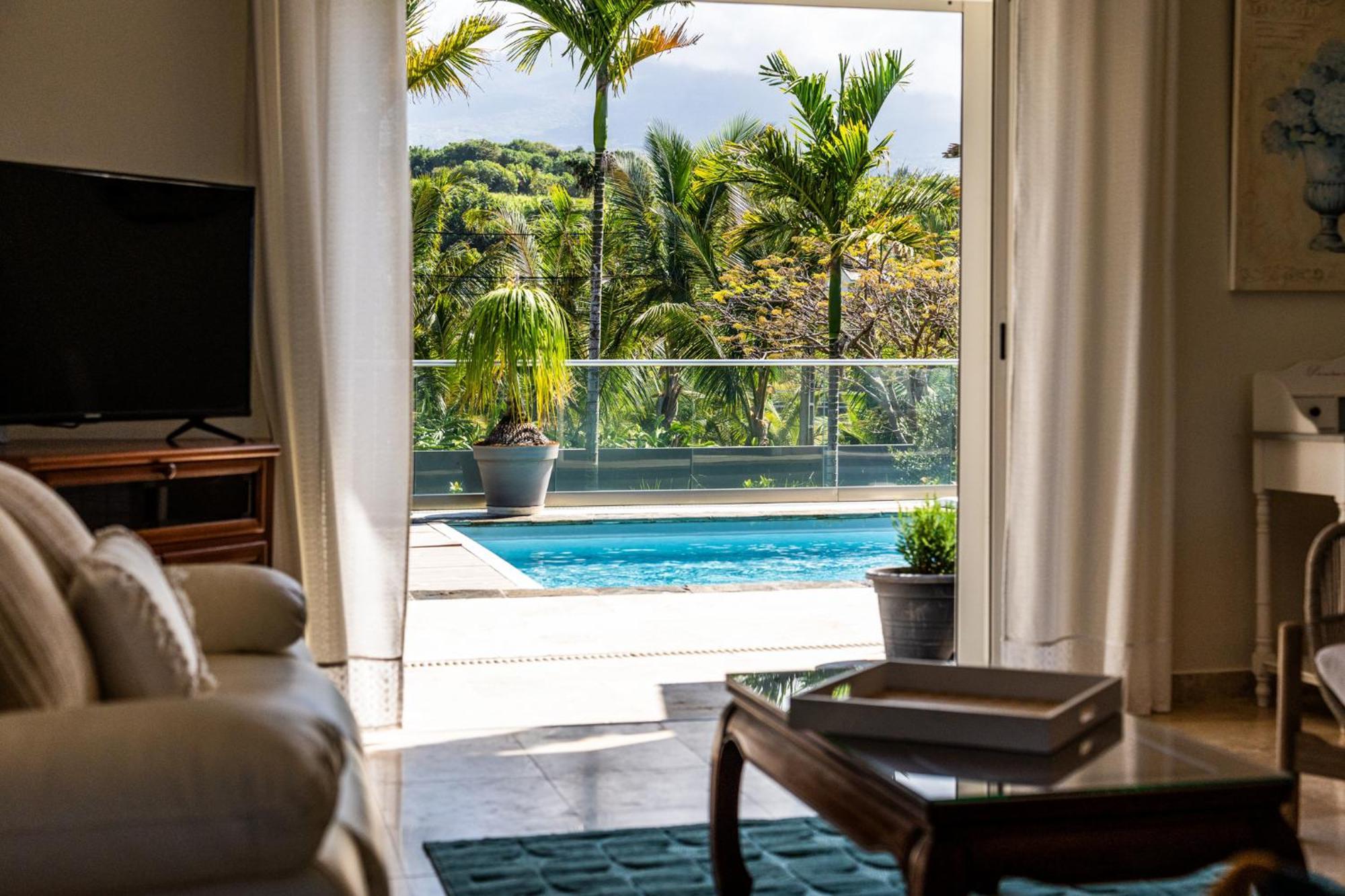 Villa Avec Piscine Vue Mer Et Montagne, En Pleine Nature Saint-Joseph Dış mekan fotoğraf